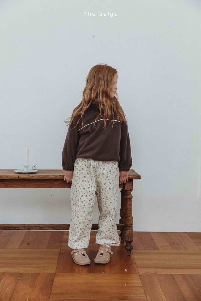The Beige - Korean Children Fashion - #littlefashionista - Corduroy Print Pants - 10