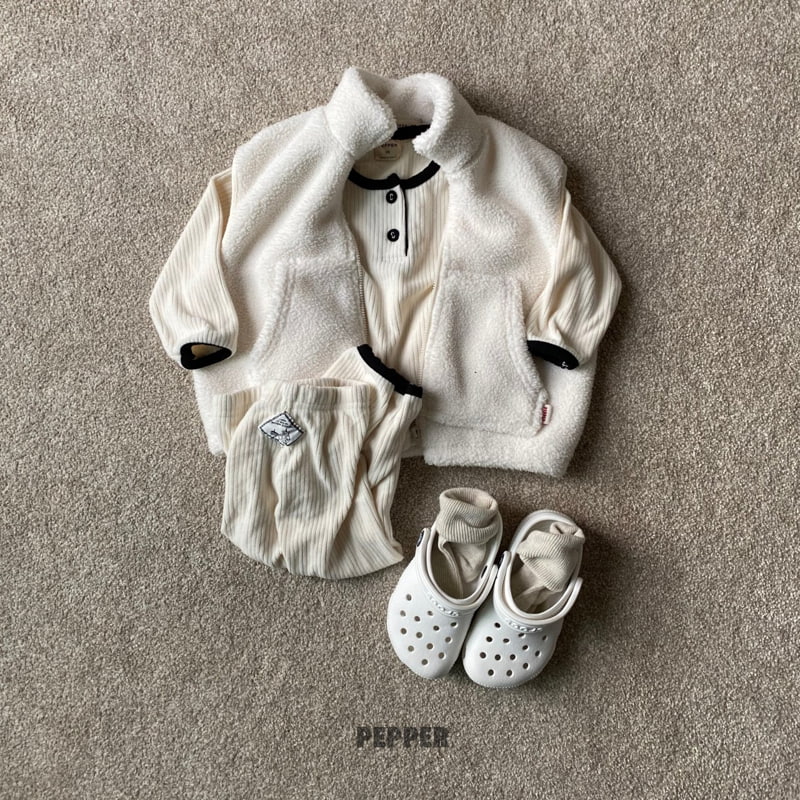 The Pepper - Korean Children Fashion - #designkidswear - Strawberry Milk Set - 8