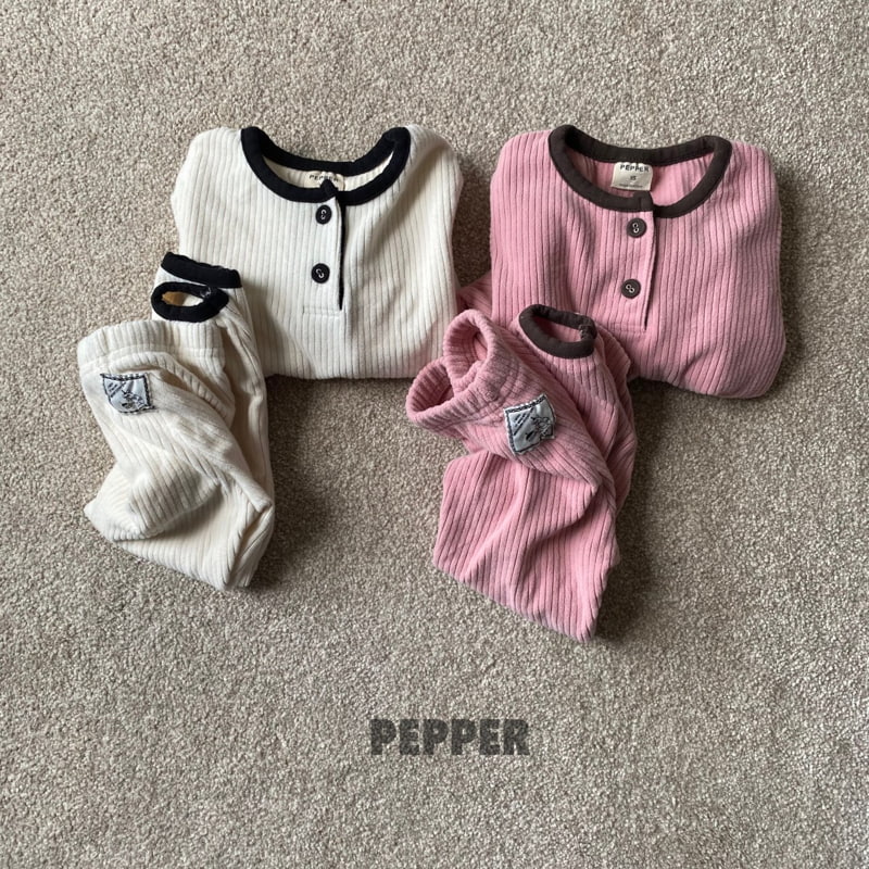The Pepper - Korean Children Fashion - #fashionkids - Strawberry Milk Set - 10