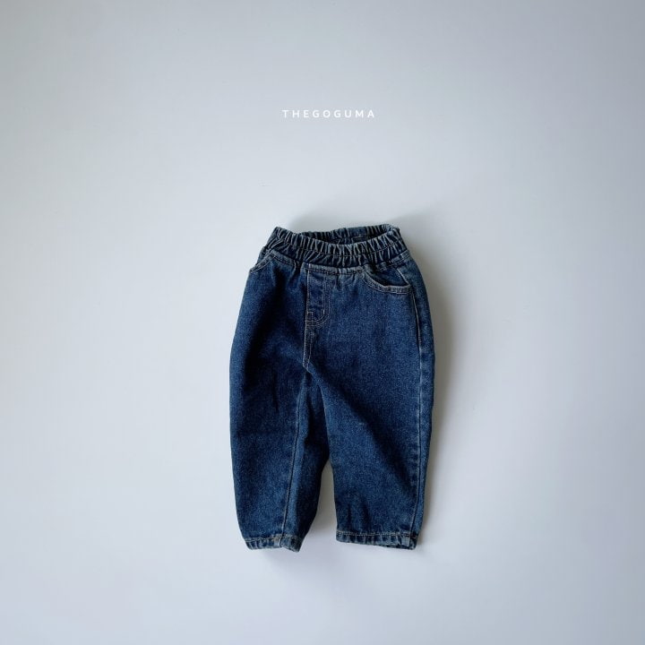 Thegoguma - Korean Children Fashion - #childofig - Joy Fleeced Denim Pants - 11