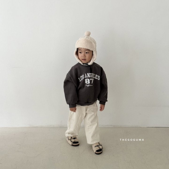 Thegoguma - Korean Children Fashion - #kidsshorts - Los Angeles Embroidery Sweatshirts - 5
