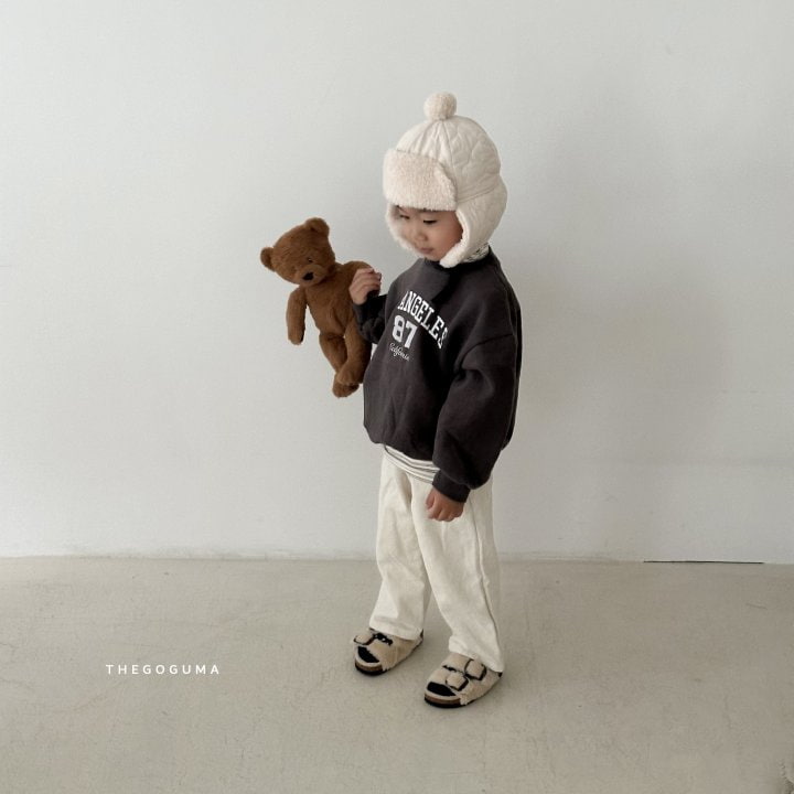 Thegoguma - Korean Children Fashion - #kidsstore - Los Angeles Embroidery Sweatshirts - 6