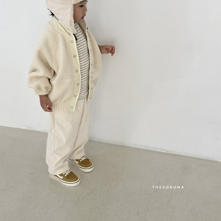 Thegoguma - Korean Children Fashion - #kidsstore - Corduroy Bonding Pants - 4