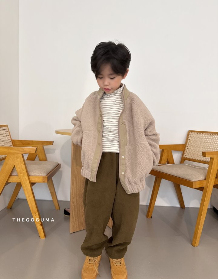 Thegoguma - Korean Children Fashion - #littlefashionista - Corduroy Bonding Pants - 6
