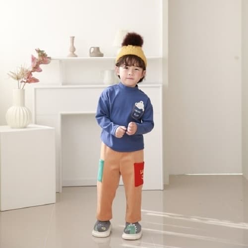 Twinkle - Korean Children Fashion - #discoveringself - Petit Half Turtleneck Tee