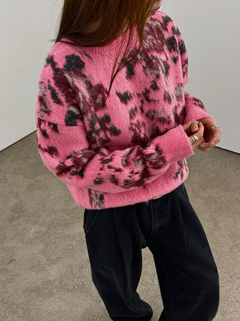 Unbound - Korean Women Fashion - #vintagekidsstyle - Rose Brushed Knit Sweater - 5