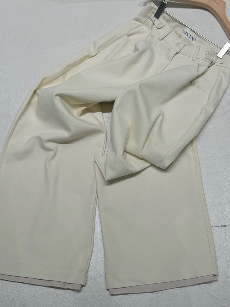 Unbound - Korean Women Fashion - #womensfashion - Button Gram Cotton Pants - 5