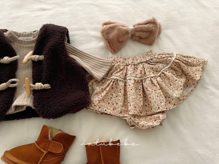 Valu Bebe - Korean Baby Fashion - #babyboutiqueclothing - Flower Skirt Bloomer - 6