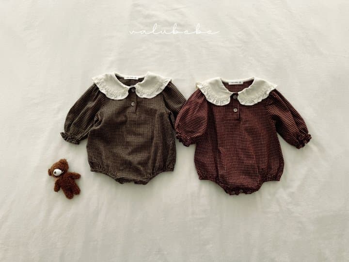 Valu Bebe - Korean Baby Fashion - #babygirlfashion - Small Check Suit