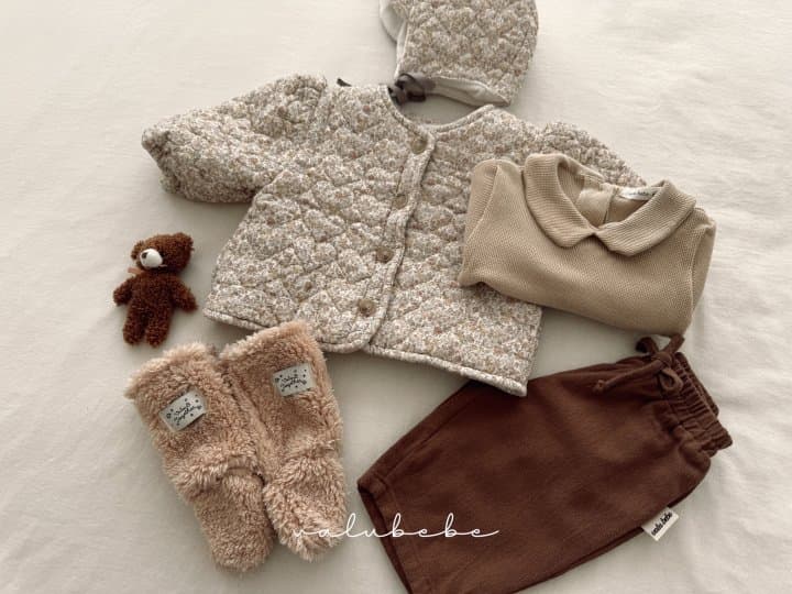Valu Bebe - Korean Baby Fashion - #babygirlfashion - Waffle Round Collar Tee (Baby) - 7