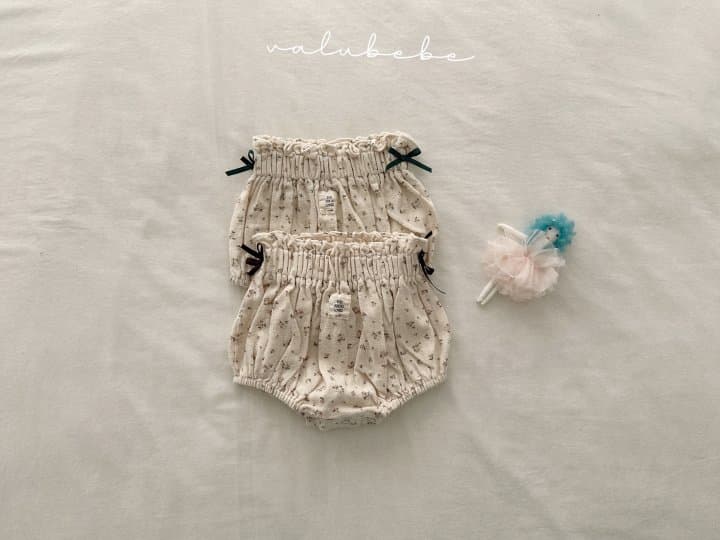 Valu Bebe - Korean Baby Fashion - #babygirlfashion - Nelly Flower Frill Bloomer - 4