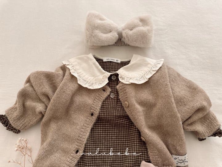 Valu Bebe - Korean Baby Fashion - #babyoutfit - Small Check Suit - 6