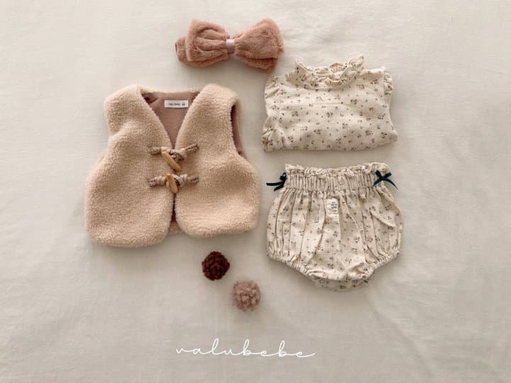 Valu Bebe - Korean Baby Fashion - #babywear - Nelly Flower Frill Bloomer - 9