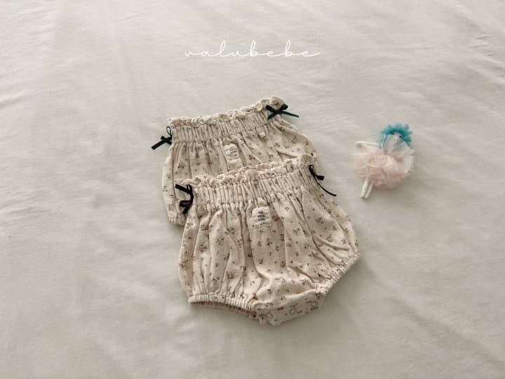 Valu Bebe - Korean Baby Fashion - #onlinebabyboutique - Nelly Flower Frill Bloomer - 10