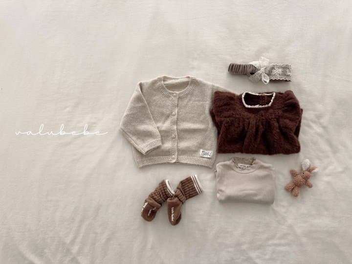 Valu Bebe - Korean Baby Fashion - #onlinebabyboutique - Square Frill Dress (Baby) - 7