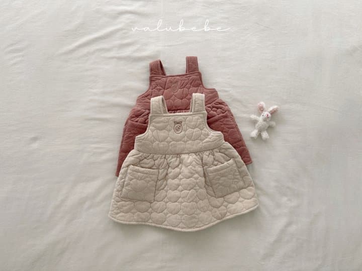 Valu Bebe - Korean Baby Fashion - #smilingbaby - Heart Quilted Dress 2 (Baby) - 3