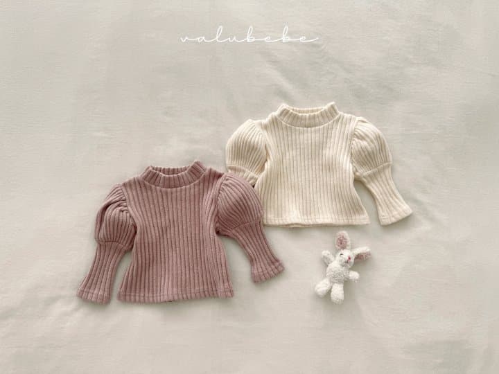 Valu Bebe - Korean Children Fashion - #fashionkids - Elsa Half-neck Puff Tee (Kids)