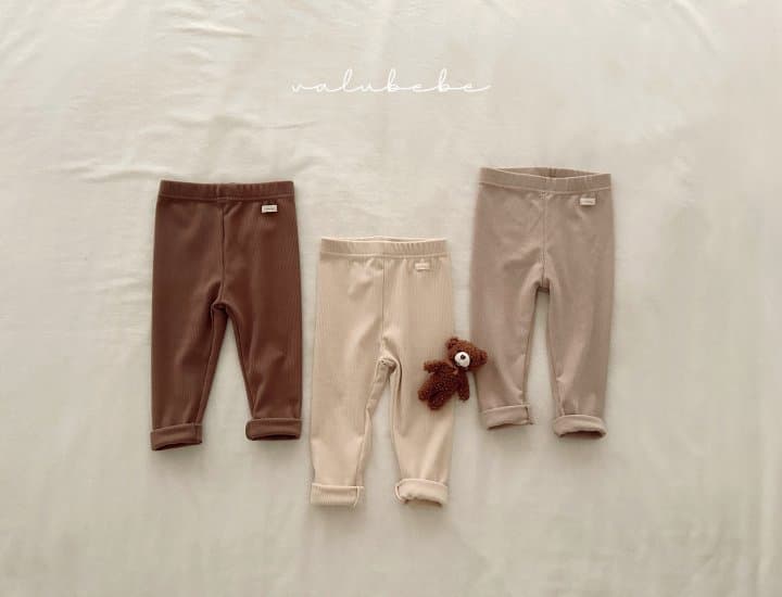 Valu Bebe - Korean Children Fashion - #kidsstore - Basic Rib Leggings 2 (Kids)