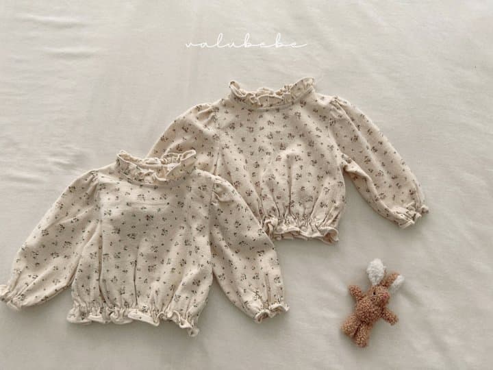 Valu Bebe - Korean Children Fashion - #kidzfashiontrend - Nelly Flower Frill Blouse (Kids) - 7