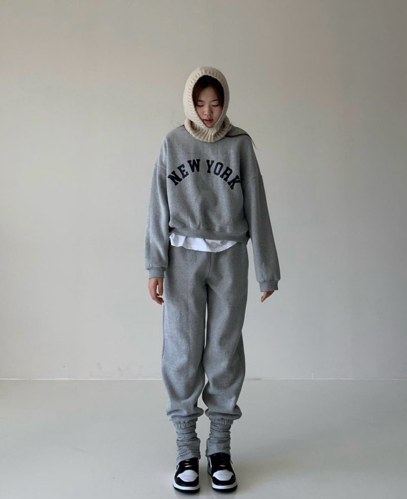 Via - Korean Women Fashion - #restrostyle - New York Top Bottom Set - 11