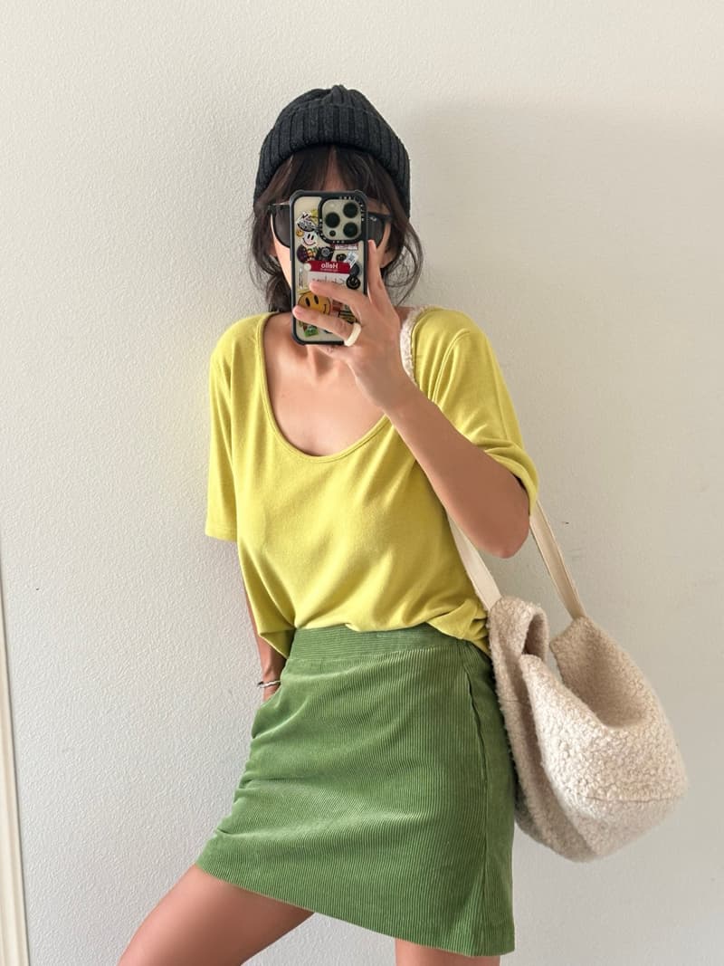 Via - Korean Women Fashion - #womensfashion - Snow Tee - 12