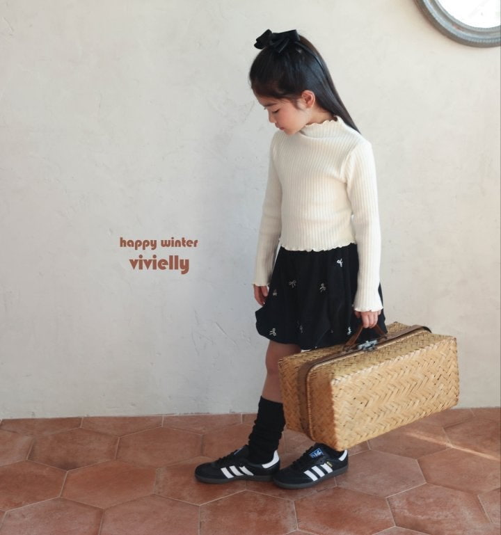 Vivielly - Korean Children Fashion - #fashionkids - Lala Balloon Skirt Pants - 10