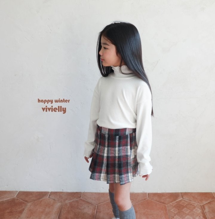 Vivielly - Korean Children Fashion - #littlefashionista - Soft Turtleneck Tee - 2