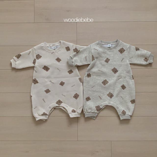 Woodie - Korean Baby Fashion - #babyoutfit - Dear Bear Bodysuit - 8