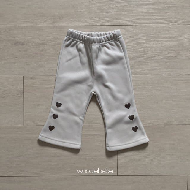 Woodie - Korean Children Fashion - #childofig - Heart Bootscut Pants - 6