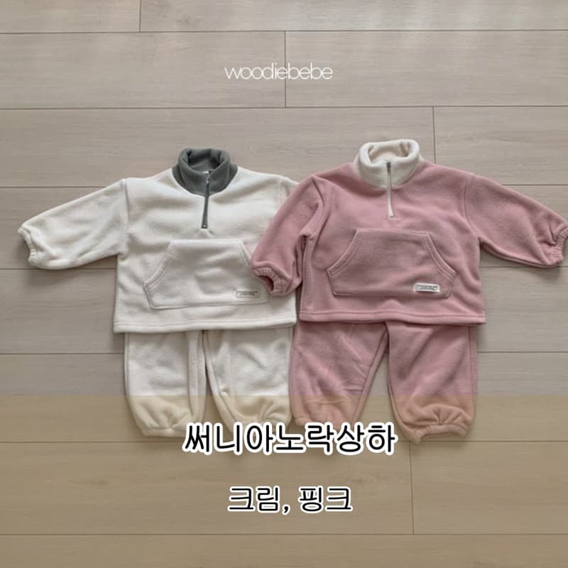 Woodie - Korean Children Fashion - #kidsstore - Sunny Anorak Top Bottom Set