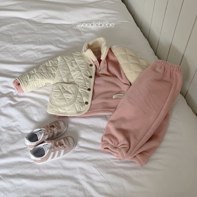 Woodie - Korean Children Fashion - #Kfashion4kids - Sunny Anorak Top Bottom Set - 4