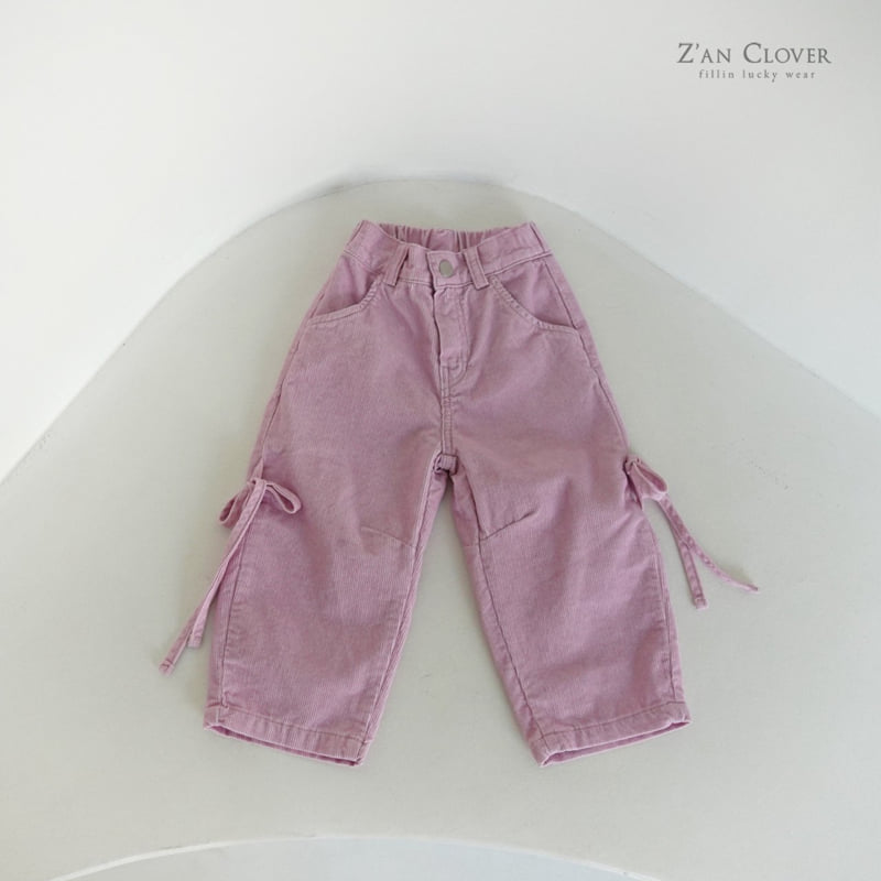 Zan Clover - Korean Children Fashion - #discoveringself - Ribbon Corduroy Pants - 8