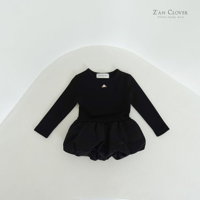 Zan Clover - Korean Children Fashion - #fashionkids - Rose Balloon One-piece - 5