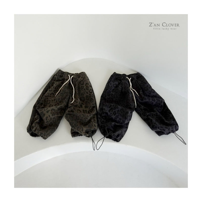 Zan Clover - Korean Children Fashion - #fashionkids - Balloon Leopard Pants