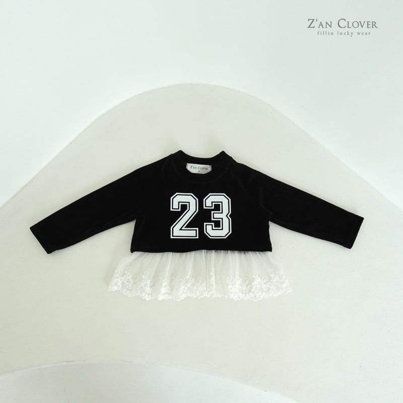 Zan Clover - Korean Children Fashion - #kidsshorts - Lace Beloa Tee - 9