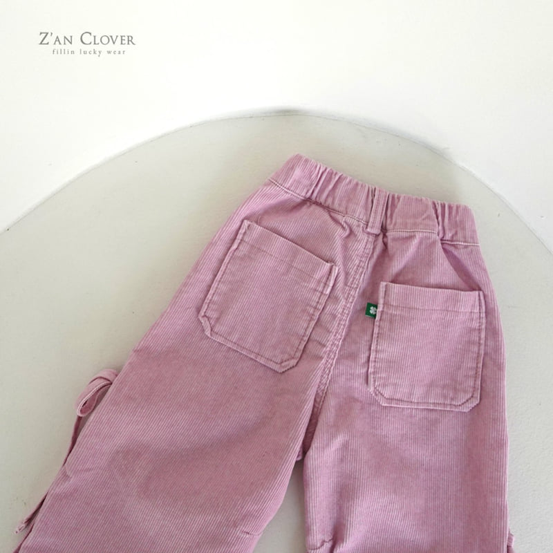Zan Clover - Korean Children Fashion - #kidsstore - Ribbon Corduroy Pants - 11