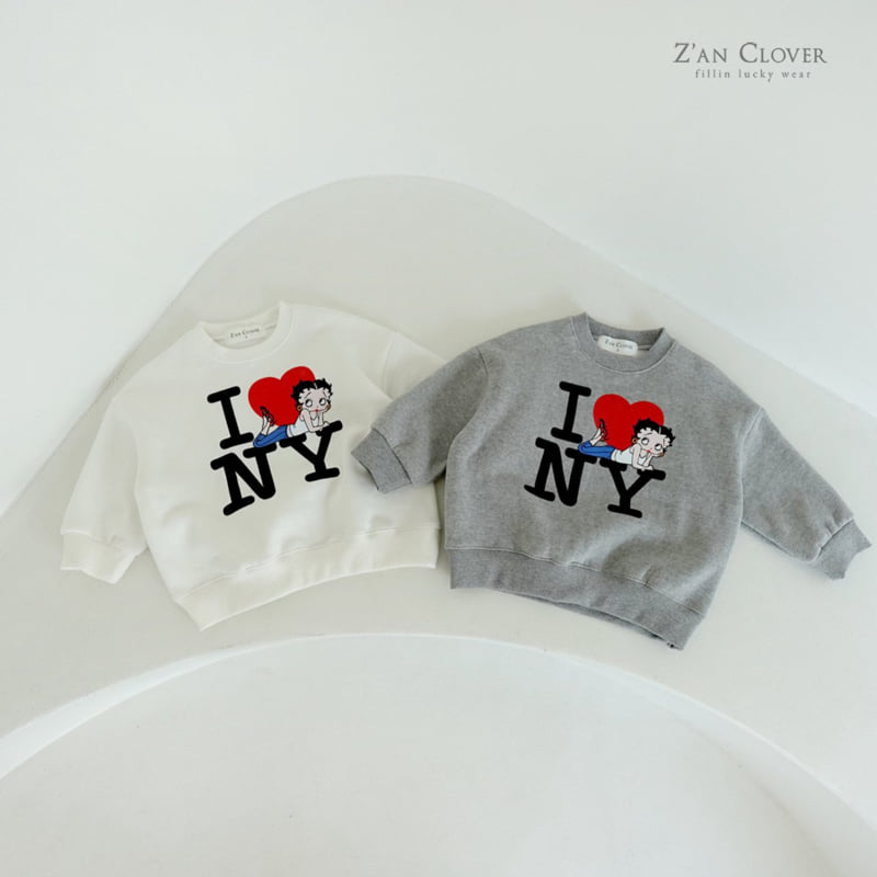 Zan Clover - Korean Children Fashion - #Kfashion4kids - LUV Sweatshirt - 4