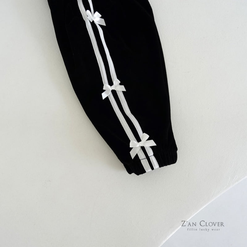 Zan Clover - Korean Children Fashion - #minifashionista - Ribbon Beloa Training Pants - 11