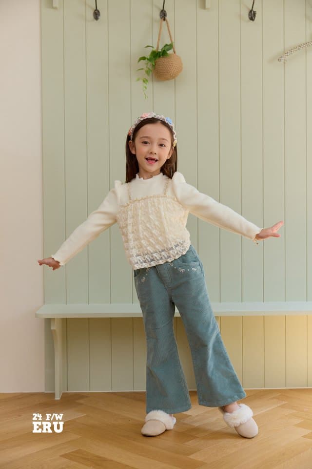 e.ru - Korean Children Fashion - #littlefashionista - Lace Tee - 6