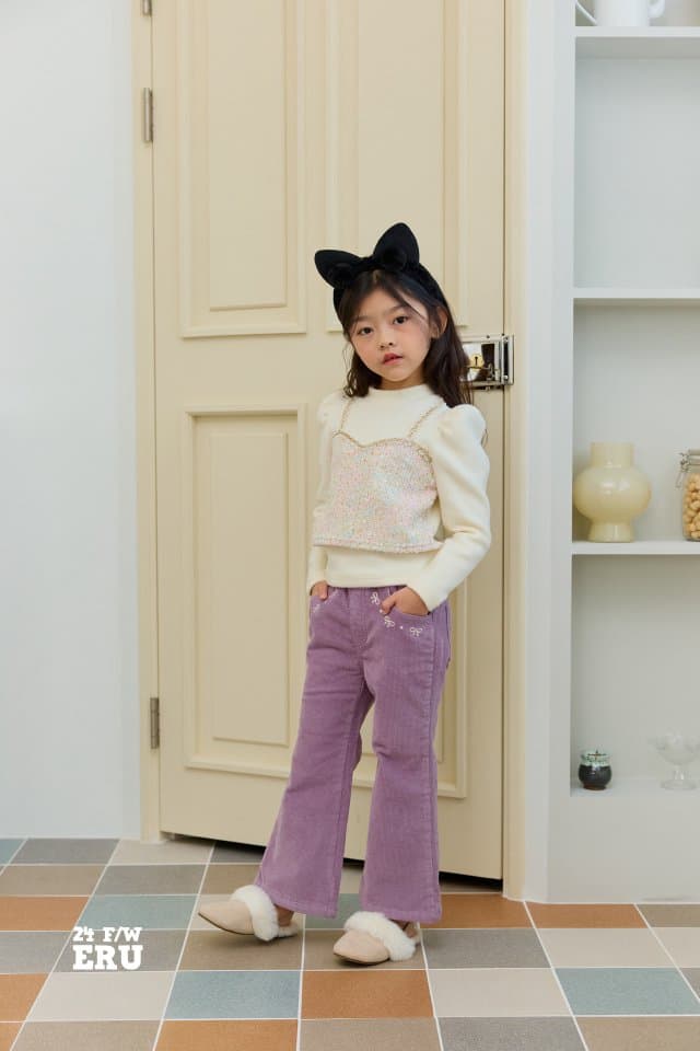 e.ru - Korean Children Fashion - #littlefashionista - Ribbon Pants - 3