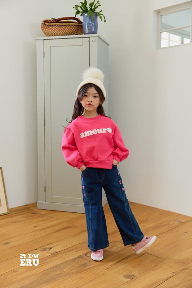 e.ru - Korean Children Fashion - #magicofchildhood - Honey Denim Wide Pants - 3