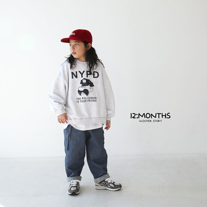 12 Month - Korean Children Fashion - #littlefashionista - Police Sweatshirts with Mom - 4