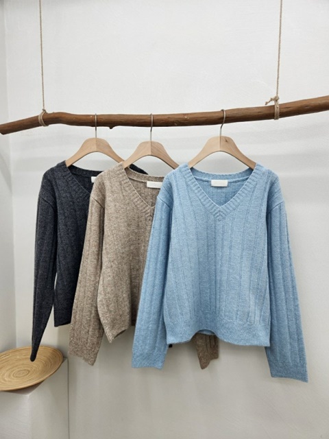 Stock Rib Knit Sweater