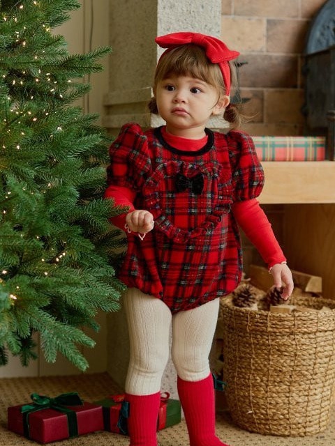 Bebe Check Heart Suit