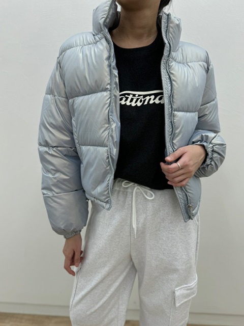 Crop Padding Jumper