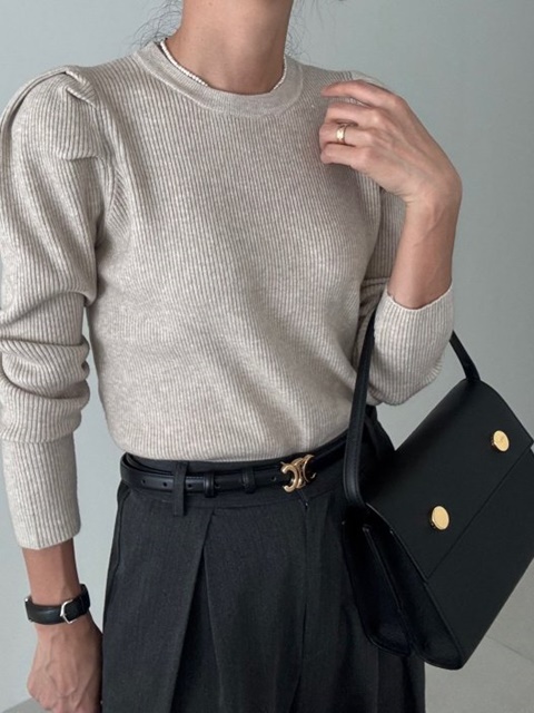 Moro Puff Knit Top