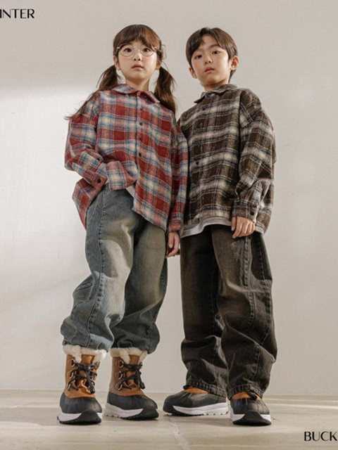 Washed Balloon Denim Pants