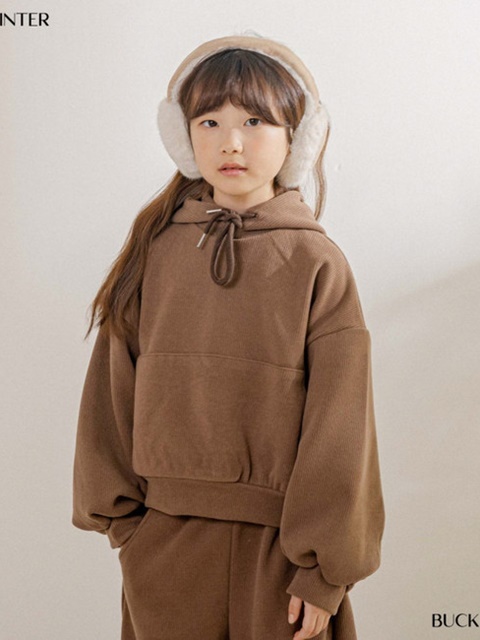 Ribbed Crop Hood