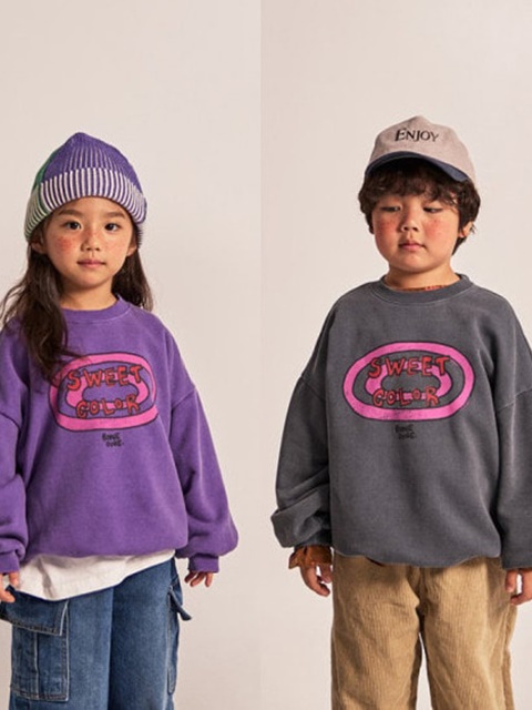 Sweet Color Fleece Sweatshirt