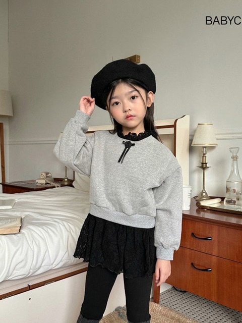 Rose Lace Sweatshirt